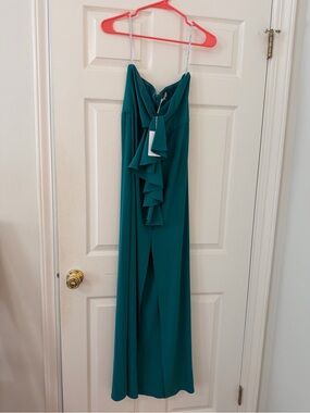 navy ruffle maxi dress Sweetheart Neck Ruffled Maxi Cami Dress
